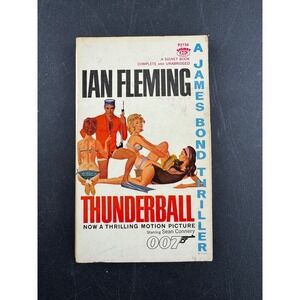 Ian Fleming Thunderball James Bond Signet Paperback P2734 26th Printing 1961